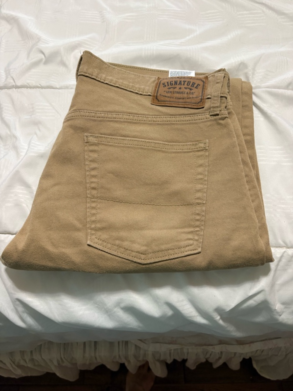 Signature by Levi Strauss & Co. Tan Canvas Jeans